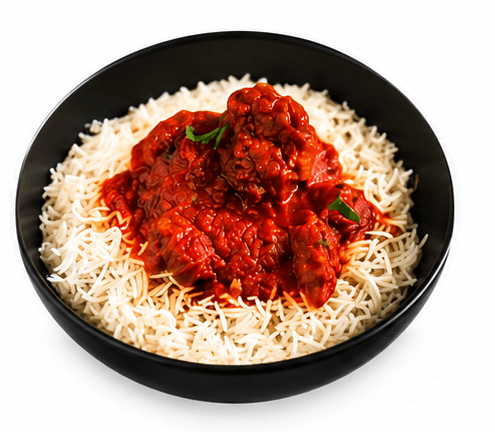 White Rice & Stew image